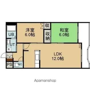 CORSA五稜郭【3階】の間取り